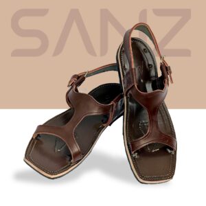 Lightweight Leather Kheri with ergonomic support and traditional design.
