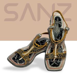 Handcrafted Tilla Kheri Shoes with durable sole and traditional design.