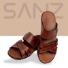 SANZ men’s slip-resistant leather sandals – timeless handcrafted elegance
