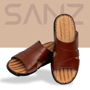 SANZ stylish leather sandals for men – versatile wear for casual and formal events