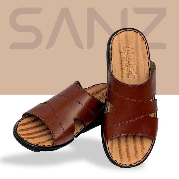 SANZ stylish leather sandals for men – versatile wear for casual and formal events