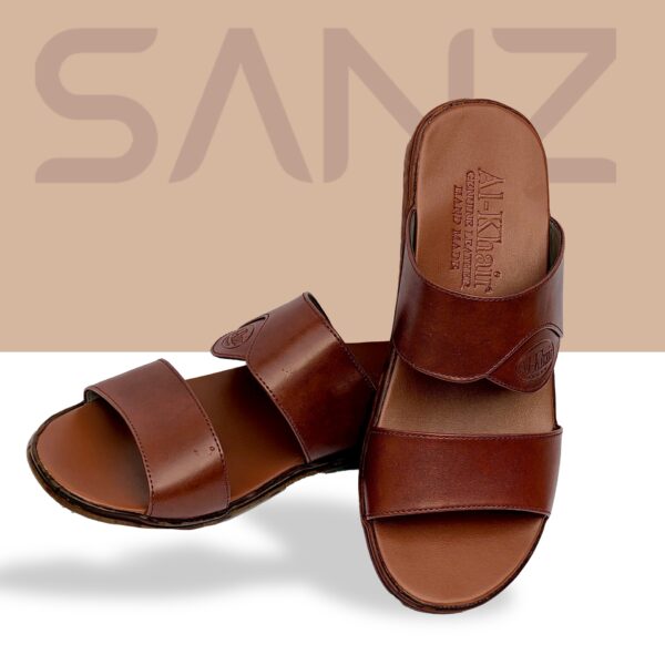 Hand-stitched SANZ leather sandals – comfortable men’s casual footwear